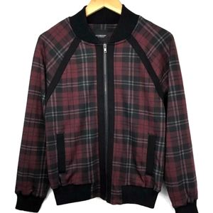 Liverpool Tartan Plaid Bomber Jacket Women's Size Small